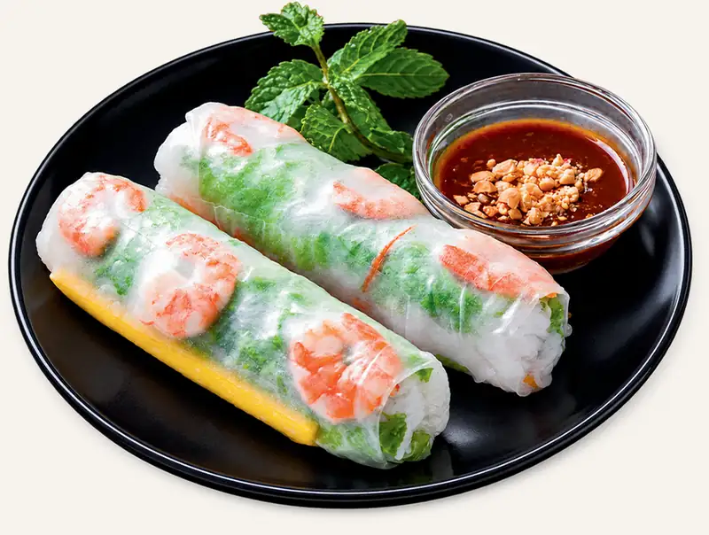02A. Sommerrollen · Gỏi cuốn – Tofu