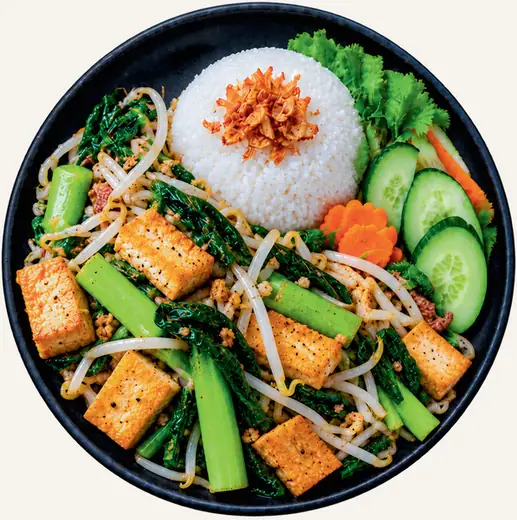 16A. Tofu xào rau · Tofu mit Gemüse
